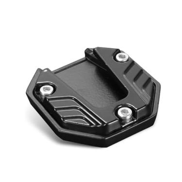 Imagem de Dogary Almofada de suporte de suporte de motocicleta, placa de extensão de suporte de estacionamento lateral, almofada de suporte de extensão de pé anti-pia inferior ampliada, universal para acessório