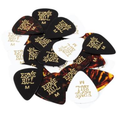 Imagem de 24 palhetas Ernie Ball media 0,72 mm sortidas P09172