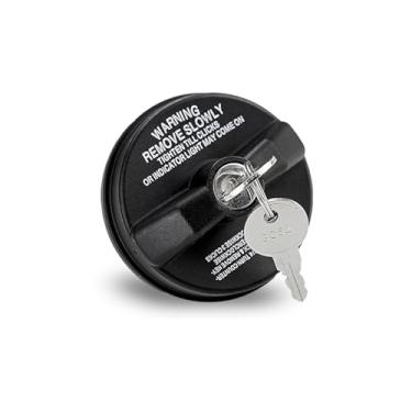 Imagem de Lyxheth Tampa de gás de bloqueio, tampas de tanque de combustível de substituição automotiva, tampa de tanque de combustível de plástico com 2 chaves compatível com Chevy Honda GMC Toyota, substitui