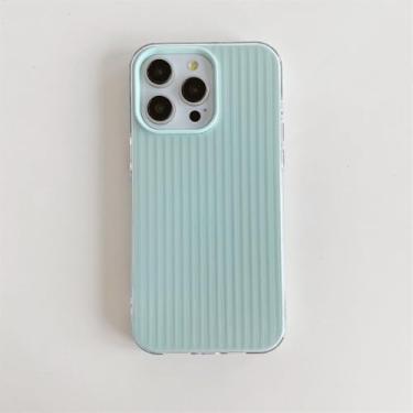 Imagem de Capa de celular translúcida e ondulada para iPhone 16, 15, 14, 13, 12, 11 Pro Max Plus, à prova de choque, fluorescente, com estampa de bala de gelatina, ciano, para iPhone 14 Pro