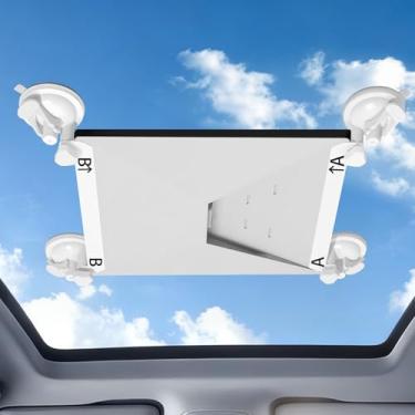 Imagem de PARGAGAM Suporte Starlink para mini ventosa para carro – Mini acessórios seguros Starlink para janelas e tetos solares, sinal estável para trailers, caminhões, barcos e viagens rodoviárias