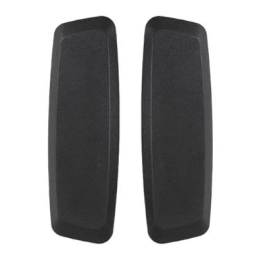 Imagem de RNXRZANK 2x Almofadas de Apoio de Braço para Cadeira de Escritório - Peças de Reposição - Suporte Confortável - Acessórios Impermeáveis ​​- Fácil Instalação -, Estilo B, Tamanho real