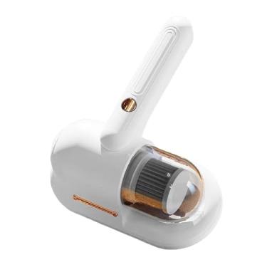 Imagem de Aspirador de colchão | Aspirador de pó portátil UV para cama – Ferramenta compacta e leve recarregável, remove poeira, pólen de cabelo, para superfícies de tecido, tapetes, cama, almofadas de sofá