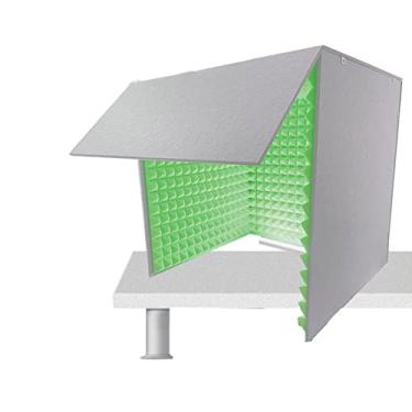 Imagem de JYXYXSCP Sala à prova de som, estúdio de gravação portátil para estúdio de música, quarto, casa (verde)