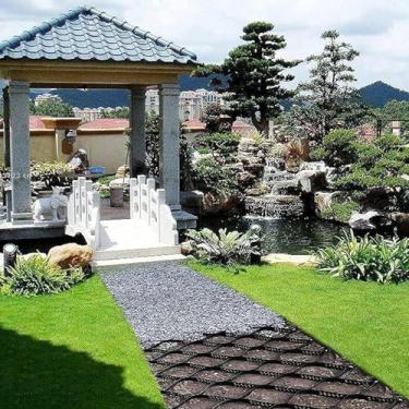 Imagem de FYLFANYAN Gravel Ground Grid - Expansão de 5 cm de espessura Grade geográfica dobrável Várias opções de tamanhos Grade de retentor de cascalho 855 kg por pés quadrados, Geogrelha Geocell para