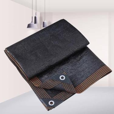 Imagem de Toldo Sun Sail 3 m X 3 m 3 m X 4 m 2 m X 2 m Tecido de Rede Anti-Envelhecimento, Cobertura de Rede de Sombra Respirável de Malha para Estufas, Pátios e Plantas de Flores, Preto-5 x 5 m