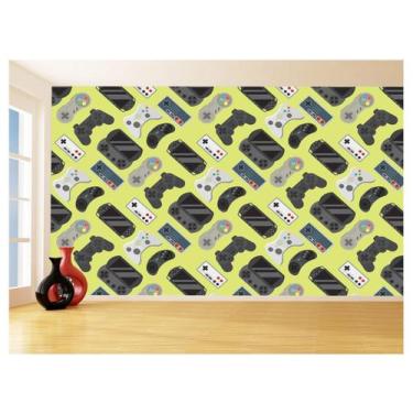 Imagem de Papel De Parede 3D Infantil Controle Game Jogo 3,5M Azs277 - Você Deco