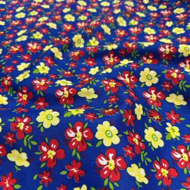 Imagem de Tecido Chitão Floral 1,50x1,00m para Festa Junina e Decorações - Oasis