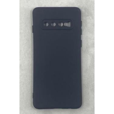 Imagem de Capa Capinha Case Samsung Galaxy S10 Silicone Aveludada Protege Câmera
