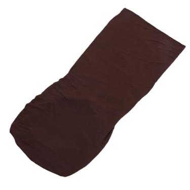 Imagem de SUNGOOYUE Capa Elástica para Cadeira Elástica de Cor Lisa, Capa Impermeável Durável para Hotel de Escritório, Cadeira 9 X (Cor Café)