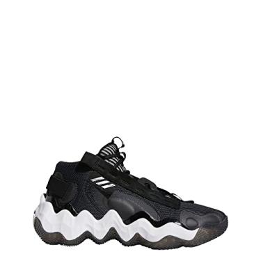 Imagem de adidas Exhibit B Candace Parker Mid t nis de basquete feminino, Carbono/branco nuvem/preto, 6.5