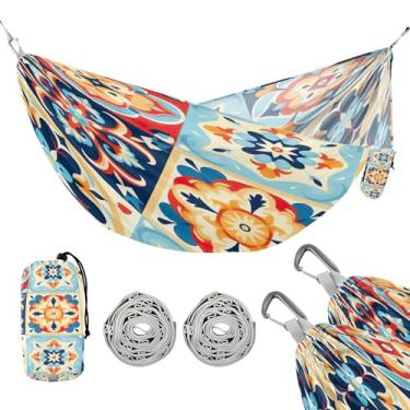 Imagem de ATTX Rede mexicana de cerâmica para acampamento – Redes leves e portáteis, capacidade de 150 kg para uso interno, caminhadas, mochilão, viagens, quintal, praia (631)