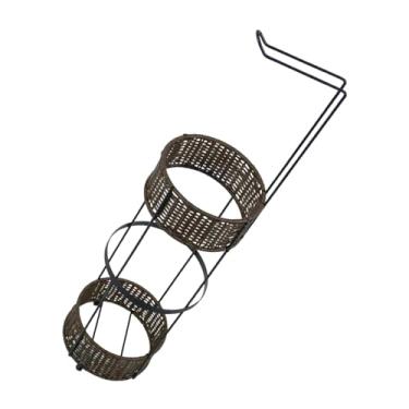 Imagem de predolo Porta-papel higiênico de chão, dispensador de rolos de papel higiênico, economiza espaço, 50 cm (19,69 polegadas), com armazenamento, ideal para