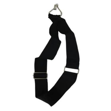 Imagem de Talabarte 1 Gancho Dente Coelho Simples Preto Liverpool