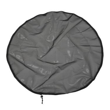 Imagem de IEUDNS Rede de proteção para barril de água da chuva: evita a entrada de folhas e detritos em áreas externas, 90cm