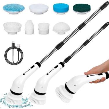 Imagem de Esfregão Elétrico 360 Giratório Versátil Perfeito para Limpeza Complet