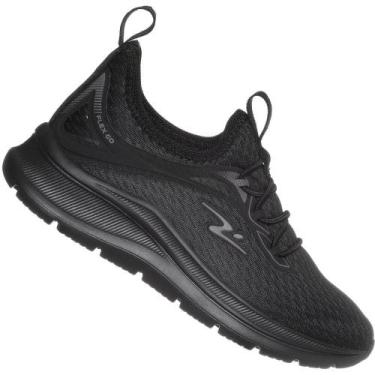 Imagem de Tenis Adrun Flex Go 9830m Masculino, Preto, Preto, 39