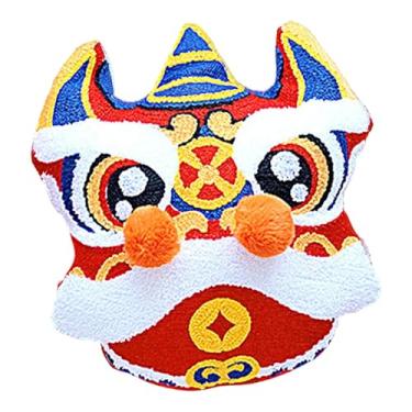 Imagem de FLCPJGV Almofada para O Ano Chinês, Presente, Decoração Macia para Cerimônia, Brinquedo, Almofada para Presente de Casamento, Vermelho Azul, Tamanho real