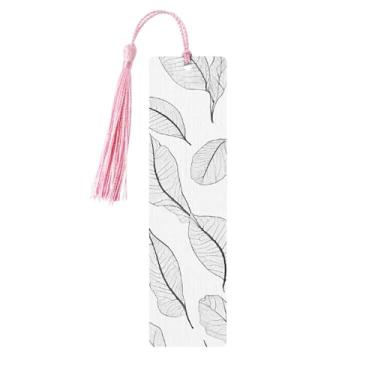 Imagem de Marcadores de livro personalizados de madeira com estampa de endro e alecrim de manjericão, acessórios exclusivos para homens e mulheres, atende a todas as necessidades dos amantes de livros