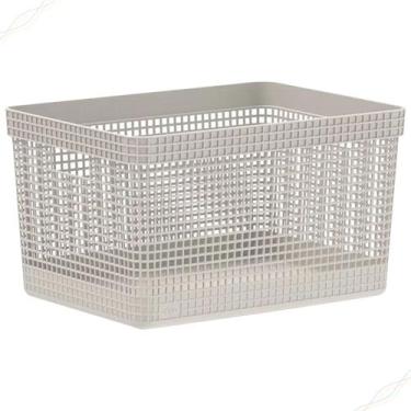 Imagem de Cesto Organizador Caixa Grid Grande Roupas Brinquedos Diversos Multius