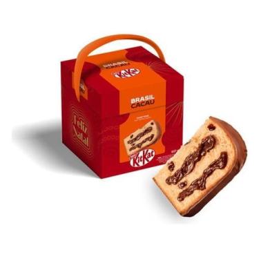 Imagem de Panetone Chocotone Trufado Kitkat 937G Natal Brasil Cacau