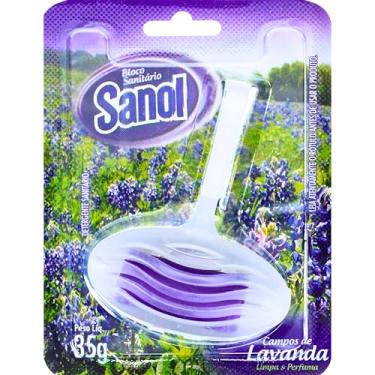 Imagem de Sanol Bloco Sanitário Com Aparelho Campos De Lavanda 35 G Roxo