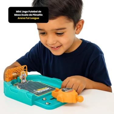 Imagem de Mini Jogo Futebol de Mesa – Duelo de Pênaltis Arena Fut League, Jogo Infantil Divertido, Estimula Coordenação, Ideal para Crianças e Família