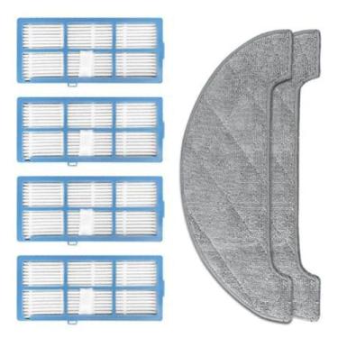 Imagem de Pano de Mop Acessórios para Robô Aspirador 850t Peças Substituição Melhora o Desempenho Limpeza Fácil Desmontar e Substi