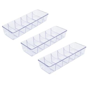 Imagem de Gaveta de Armazenamento Para FrigoríFico, Adequada Para Guardar Legumes, Frutas e Bebidas; Resistente e FáCil de Limpar.(06 Organizadores)