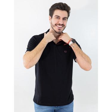 Imagem de Camisa Masculina Polo Manga Curta Sem Botões Stretch Anticorpus-Masculino