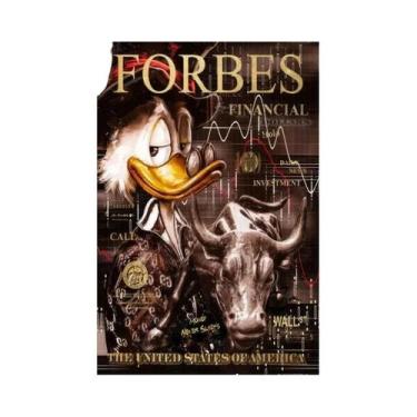 Imagem de Pôster De Arte Graffiti Donald Duck Em Busca De Dinheiro Pintura Em Te