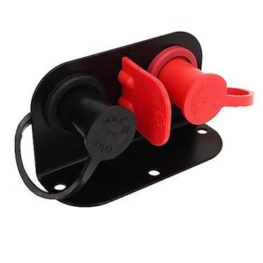 Imagem de Generic Terminais de Bateria Remota para Carro Com Tampa Protetora para Caminhões Utv Atv, Trator, Cortador, Barco, 3/8"