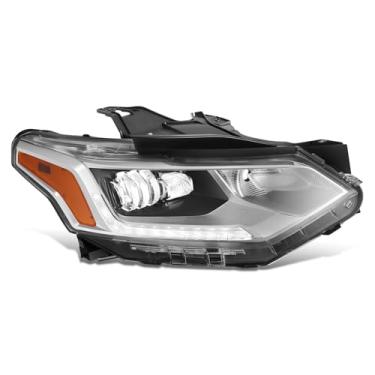 Imagem de DNA MOTORING Lâmpadas de farol LED DRL estilo original do lado do passageiro, compatíveis com Chevy Traverse 2018 2019 2020 2021; serve apenas para modelos de faróis de LED de fábrica, GM2503548