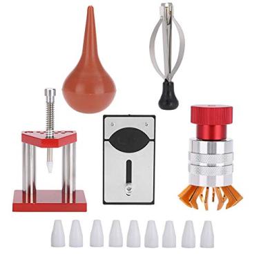 Imagem de Generic Kit de Reparo de Relógio, 5 Peças, Abridor de Caixa Traseira, Ferramenta de Configuração Manual Com Soprador de Ar de Poeira de Borracha, para Reparo Profissional e Geral