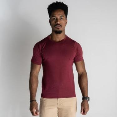 Imagem de Camiseta Versatiold Tech Modal Bordô-Masculino