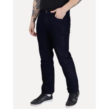 Imagem de Calça Ellus Jeans Masculina Regular First Blue Zetex Azul Escuro-Masculino