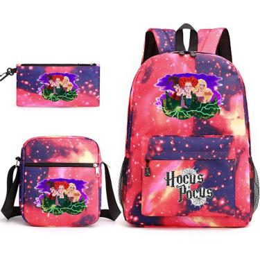 Imagem de Conjunto de mochilas escolares Hocuss Pocuss Winifreds Cartoon Kids