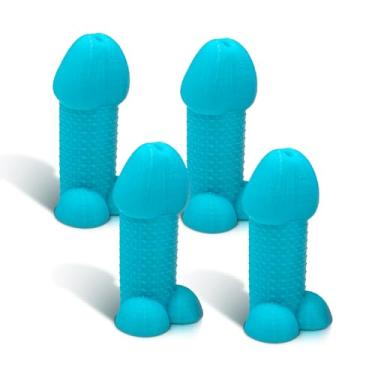 Imagem de Tampas de haste de válvula de pneu de brincadeira, pacote com 4 tampas de válvula de pneu universais, à prova d'água, à prova de poeira, acessórios engraçados de carro e presentes para carros