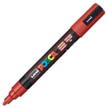 Imagem de Caneta Uni Posca Pc-5m Vermelho Rubi - UNIBALL, VERMELHO RUBI