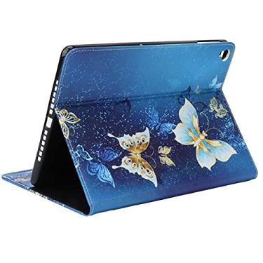 Imagem de Tangxi Capa Portátil para Tablet, Capa de Couro Pu Com Proteção Universal 360 Com Função de Suporte, para Tablet Ios de 9,7 Polegadas (borboleta dourada)