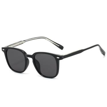 Imagem de Óculos de Sol UV400 - Lentes Degradê com Rebites em Cores Jelly para Homens e Mulheres, Ideais para Esportes ao Ar Livre, Corrida e Ciclismo, Preto