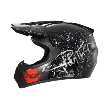 Imagem de Kit De Capacete De Motocross Para Adultos E Jovens Com Óculos MX E Luv