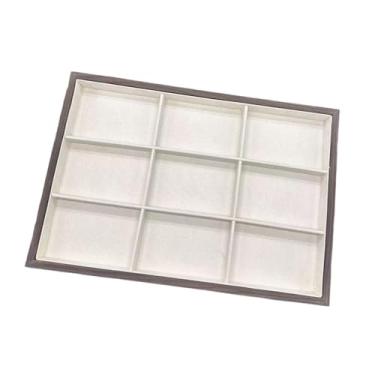 Imagem de Colaxi Bandeja Organizadora de Joias Prática e Multiuso, Portátil, em Madeira, para Presentes e Objetos de Decoração, Ideal para Relógios Joias da Namorada, 9 Compartimentos