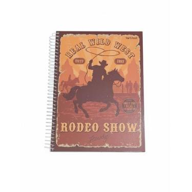 Imagem de Caderno espiral universitário country c/ 80 folhas - jandaia