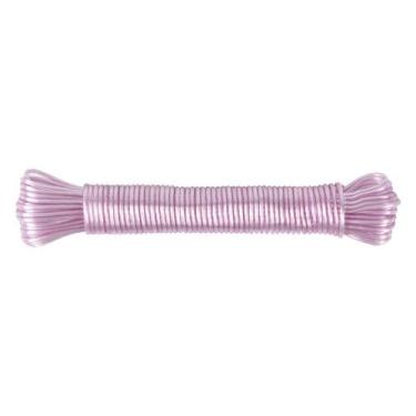 Imagem de Corda Para Varal Revestida 15m Cores Brilhante Mor Premium, Rosa