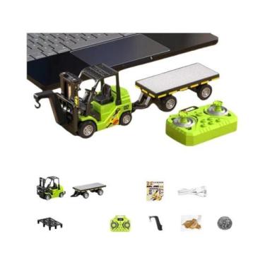 Imagem de Mini Caminhões RC De Liga, Empilhadeira 164, Brinquedos De Veículos De