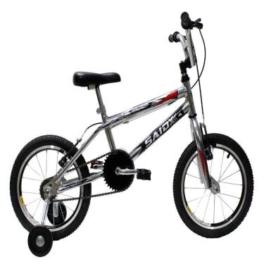 Imagem de Bicicleta Infantil Aro 16 Freios V-brake Rodinhas Cross Saidx-Unissex