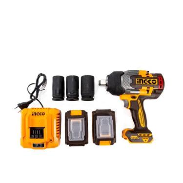 Imagem de Chave de Impacto INGCO 1350Nm BL Bateria 20V P20S