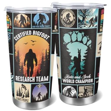 Imagem de AFRITEE Presente para amantes de pés grandes - Copos de copo de 473 ml com tampas e canudos, copo de café gelado engraçado presente criativo para amigos que amam aventuras ao ar livre