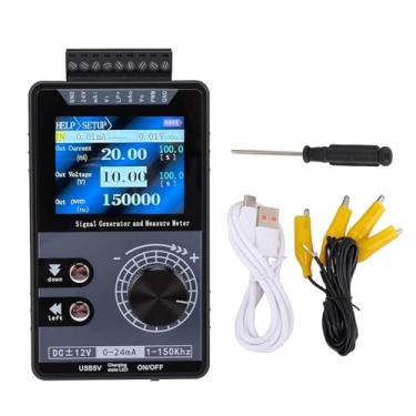 Imagem de Eujgoov Gerador de Sinal Ajustável 4-20mA 0-12V DC Simulador de Corrente de Tensão PWM Pulso 1-150kHz Proteção contra Curto-circuito para Painel Controlador PLC Teste e Calibração de LED